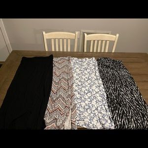 Lot of 4 Woman’s long skirts